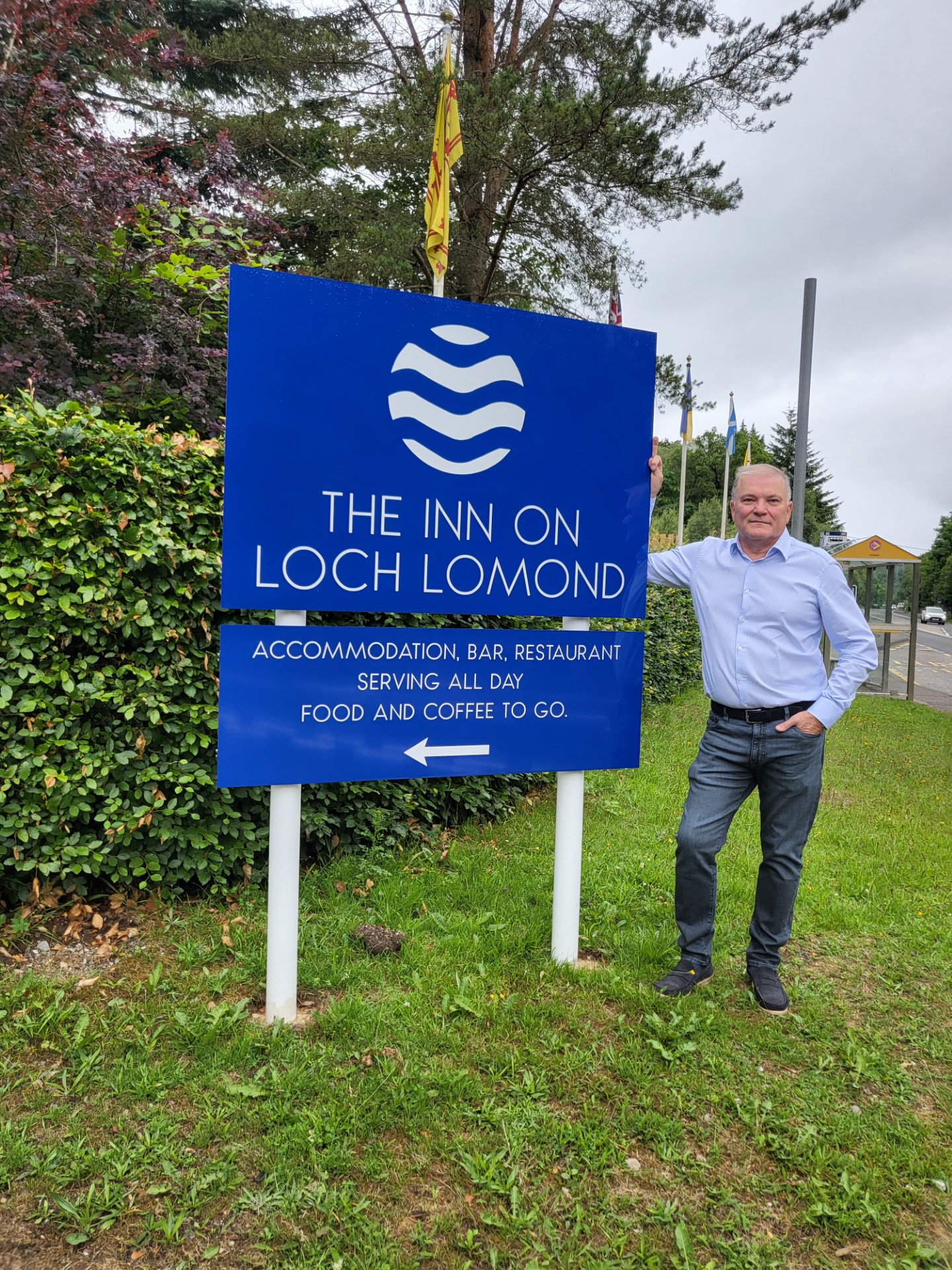 Andrew Ryan, co-owner of the Inn on Loch Lomond