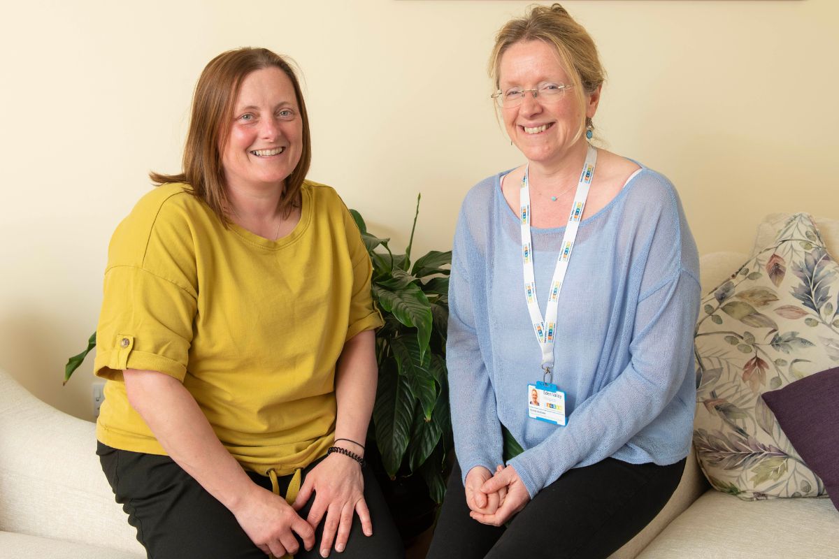 Liz Gittins (left) and Emma Andrews, both from Eden Valley Hospice and Jigsaw, Cumbria's Children's Hospice's patient and family support team