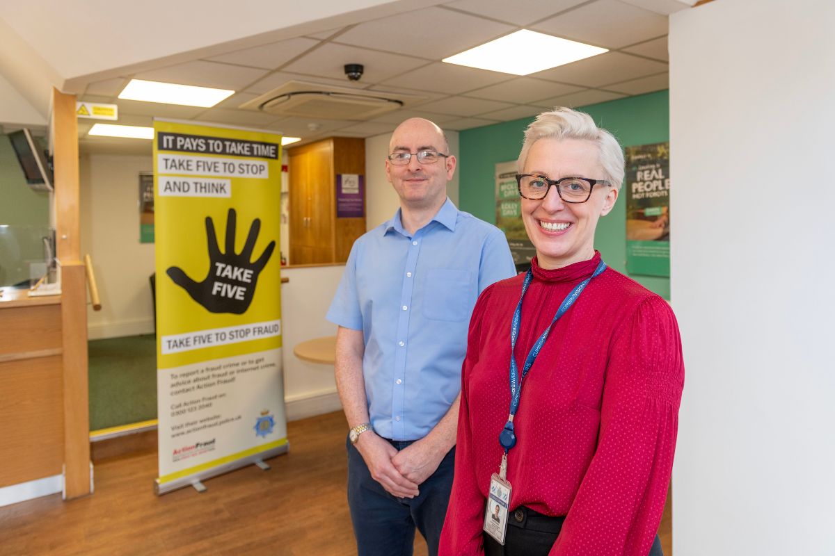 Detective Constable Claire Keyes from Cumbria Police (Right)