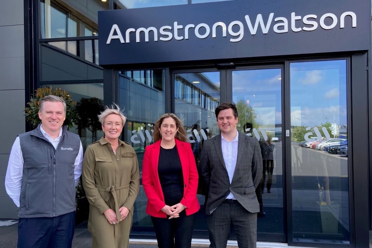 Some of Cumbrian Tourism strategic partners including: Michael Walby, Burnetts, Georgie McRoberts, The Cumberland, Jennifer Bel, Burnetts and Matthew Hutton, Armstrong Watson