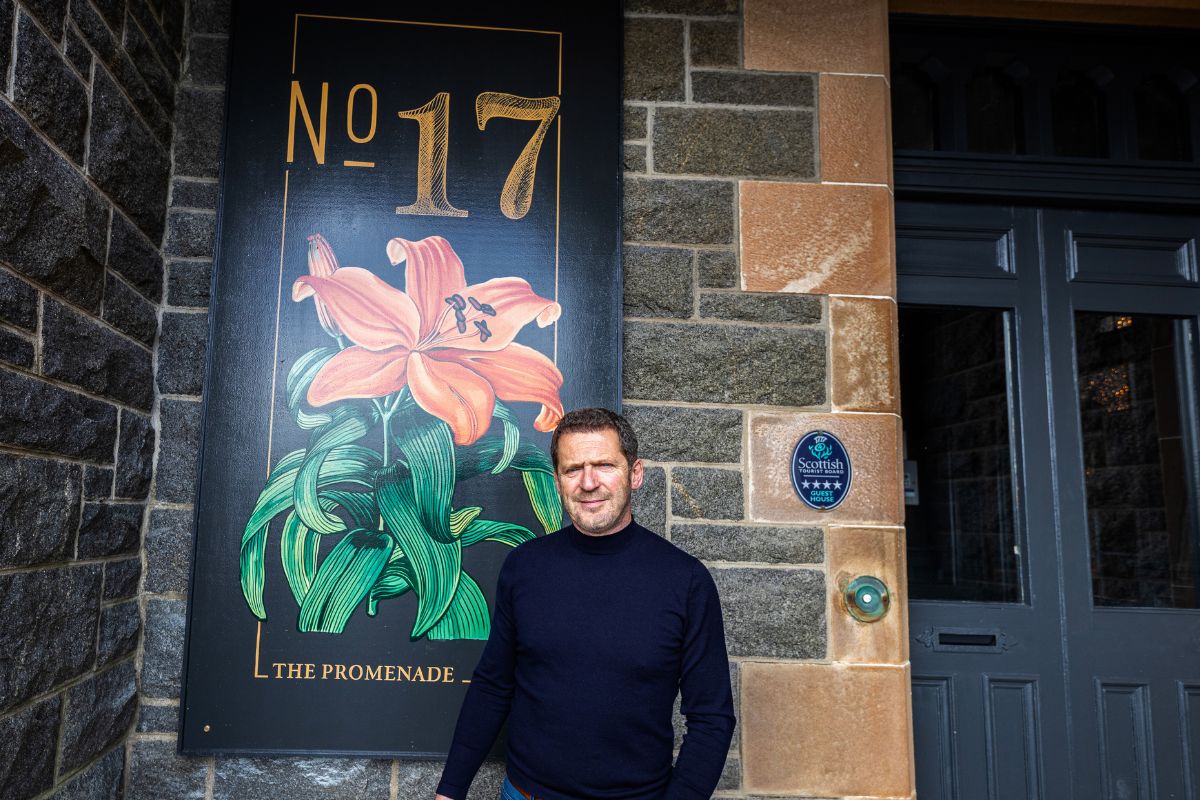 Owner of No. 17 The Promenade, boutique hotel in Oban