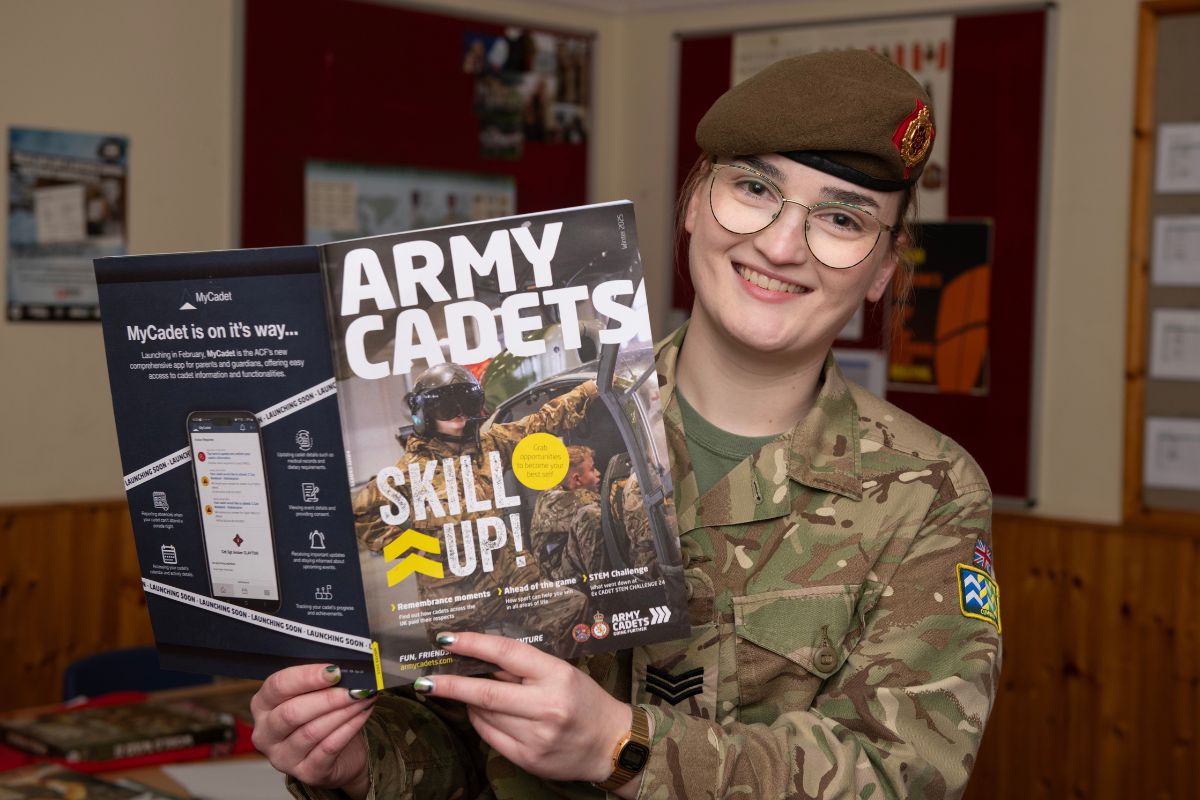Photo: Emily aims high with Army Cadets role