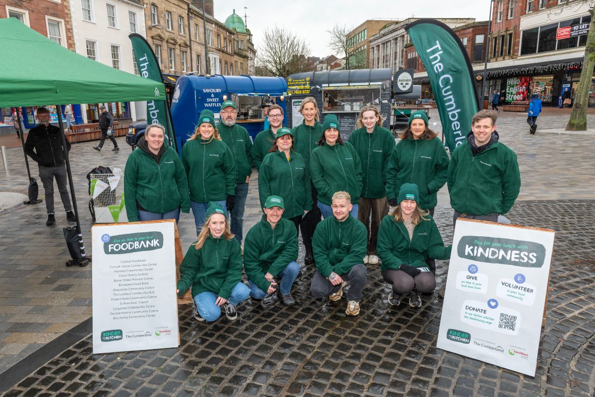 The Cumberland's World Kindness Day event team