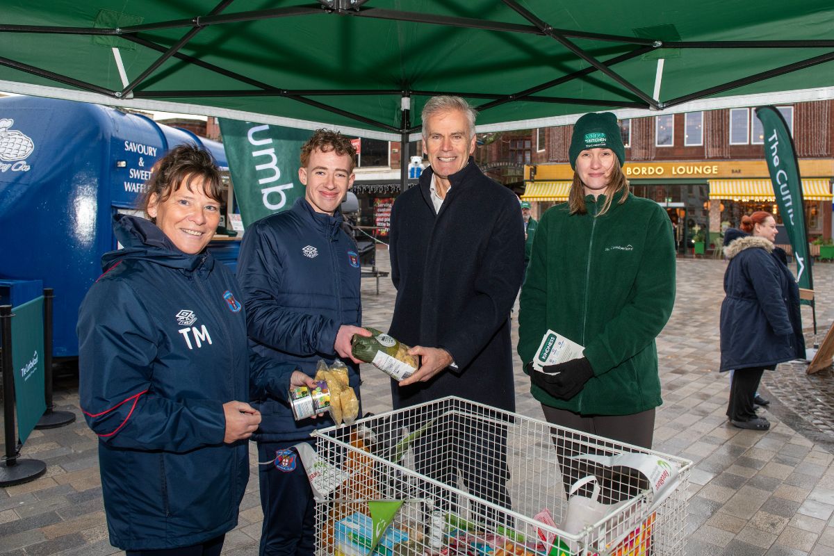 Carlisle United colleagues attending the World Kindness Day event