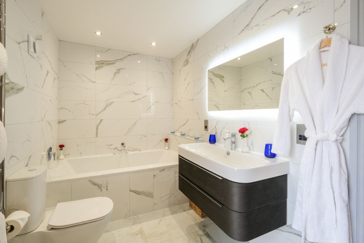 Bathroom at Lymestone