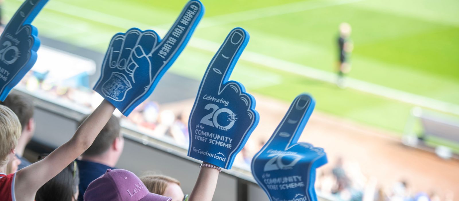 The Cumberland celebrate 20 years of Community Ticket Scheme partnership