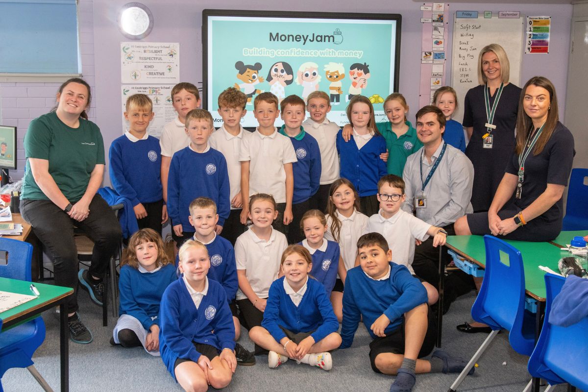A FutureJam session at Eastrigg’s Primary School.