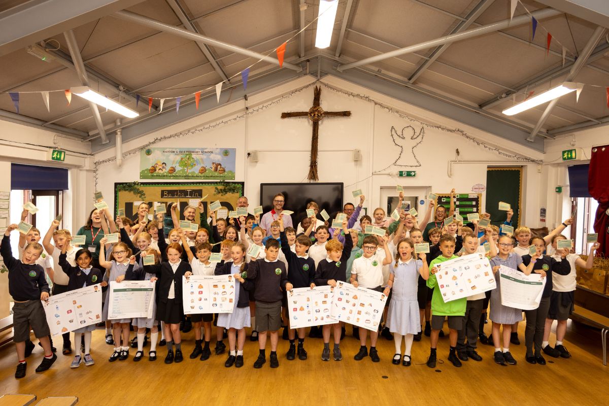 Photo: Pupils learn to manage their budget in a workshop with The Cumberland 