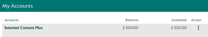 Internet Banking Credit Balance after 30 June