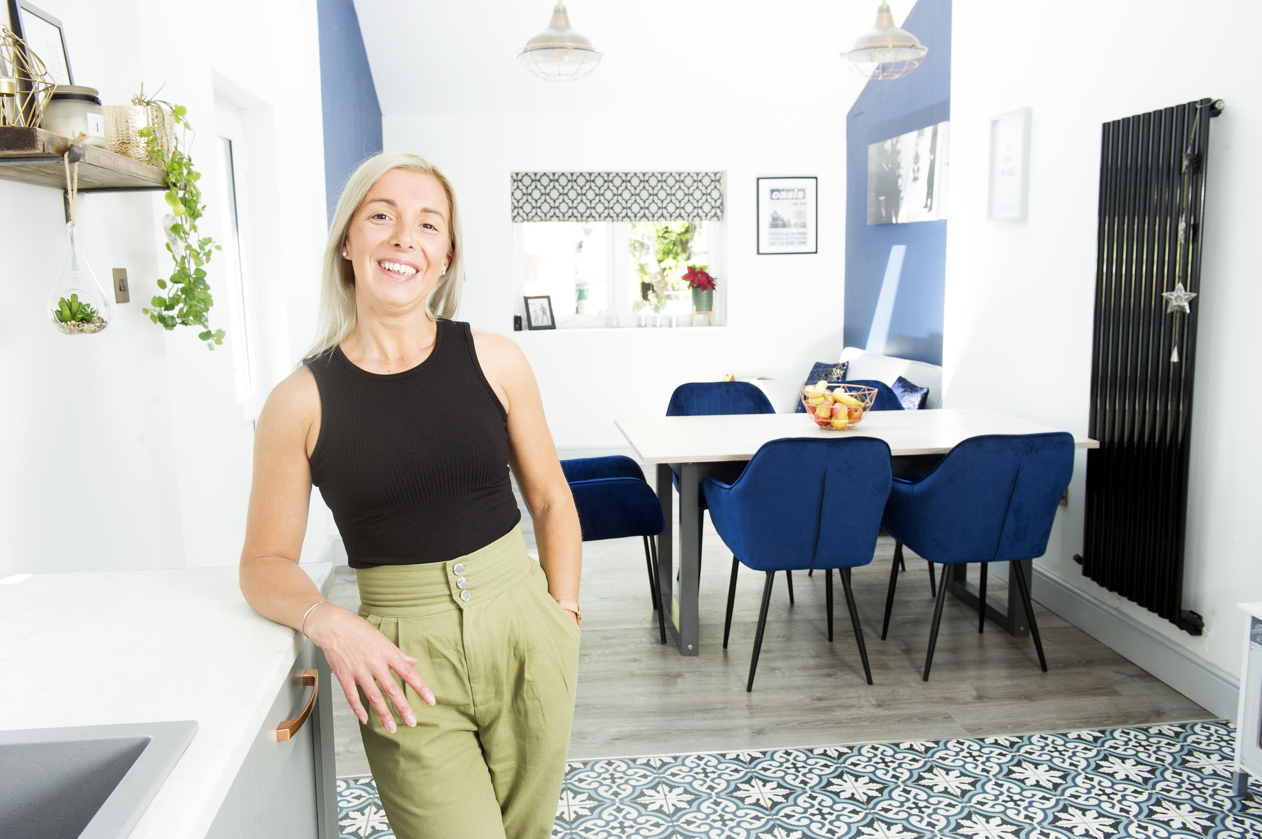 Nicky Fajardo's new kitchen diner thanks to Cumbria Home Renovation Services